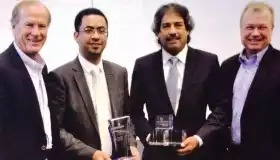 أول سعودي ينال جائزة القيادة بجامعة شمال كولورادو